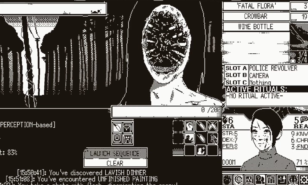 ‘World of Horror’ Video Game Review – Text-Based Horror Experience Channels Lovecraft and Junji Ito