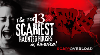 Scary Overload Feature Header – Top 13 Scariest Haunted Houses in America 2024