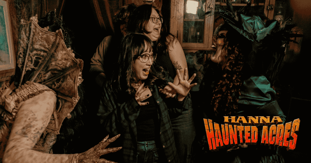 Hanna Haunted Acres frightened guests and ghouls