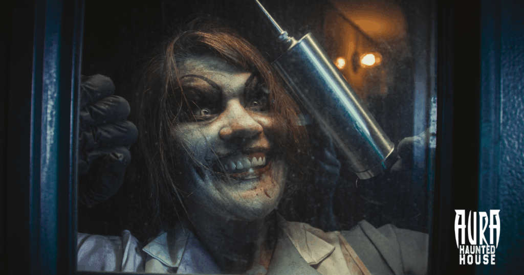 Aura Haunted House with nurse