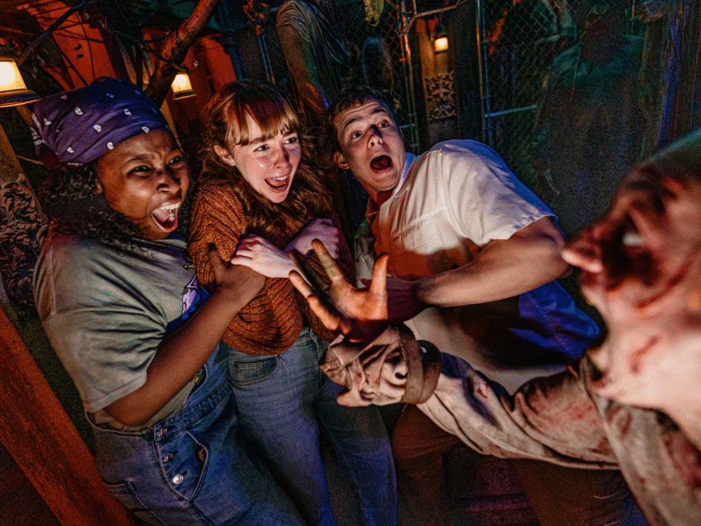 Patient and terrified guests