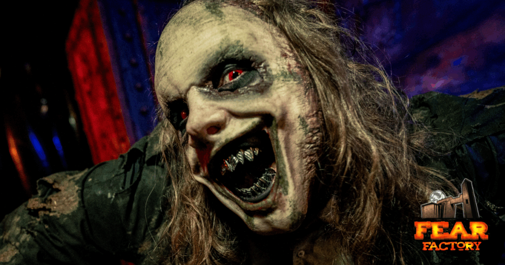 Fear Factory logo with monster