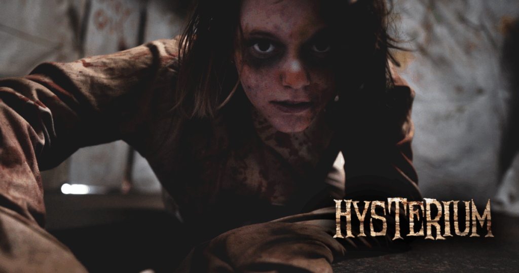 Hysterium logo with patient