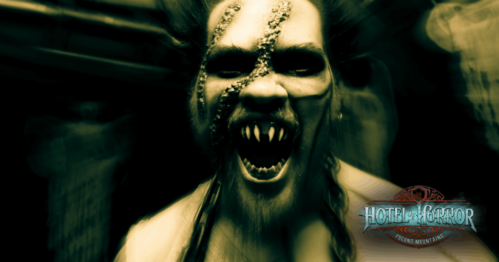 Hotel of Horror logo with monster