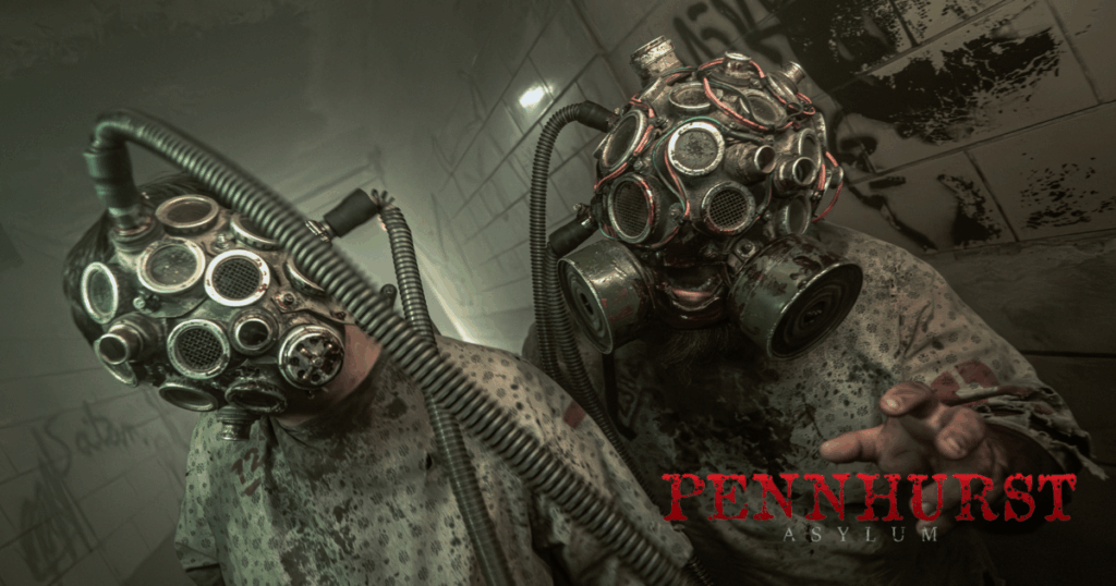 Pennhurst Asylum logo with mutants